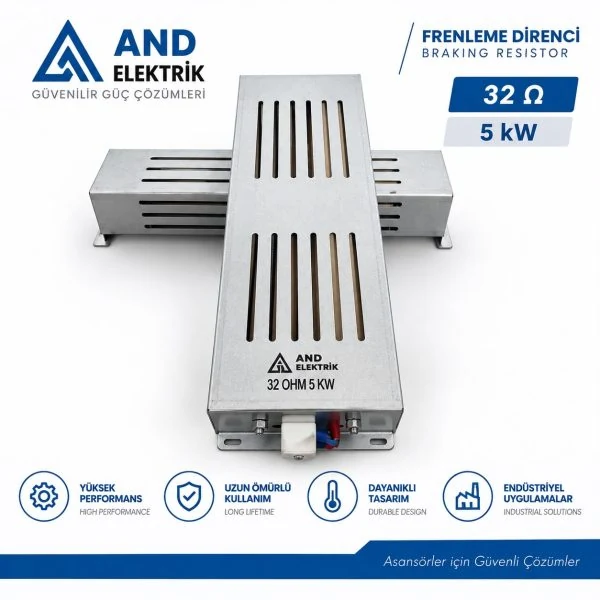 AND Elektrik 32 Ω 5 kW frenleme direnci